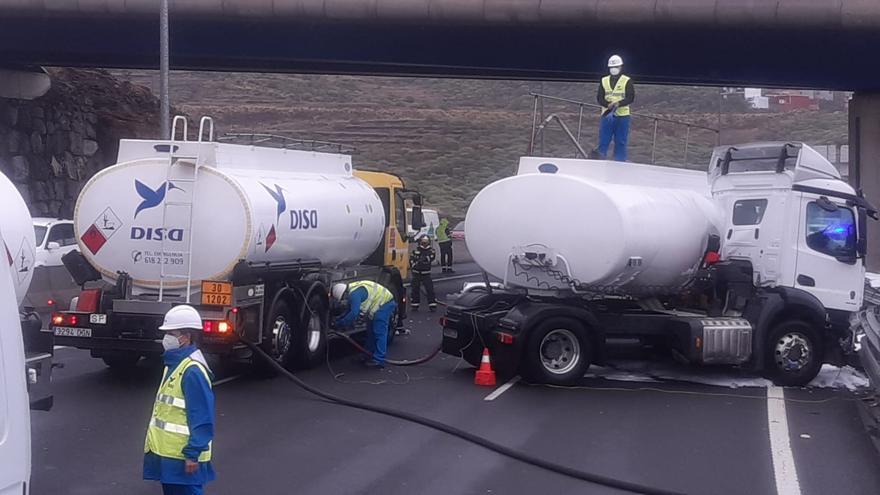 Accidentes producidos este lunes de intensas precipitaciones