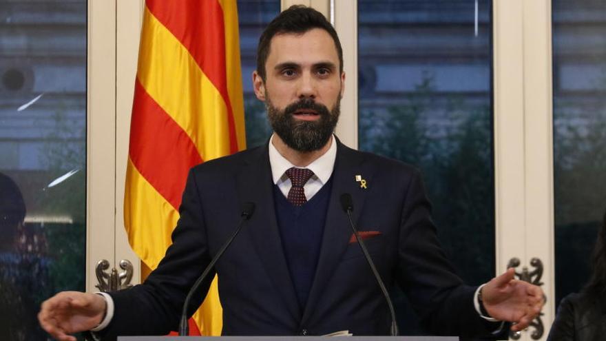 El president del Parlament, Roger Torrent