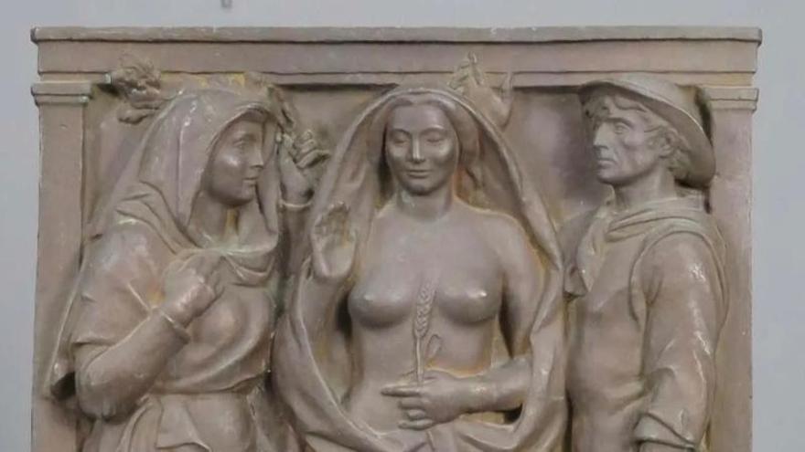Localizan en el Rastro de Madrid un bajorrelieve robado hace casi 30 años en Badajoz: estaba a la venta en internet