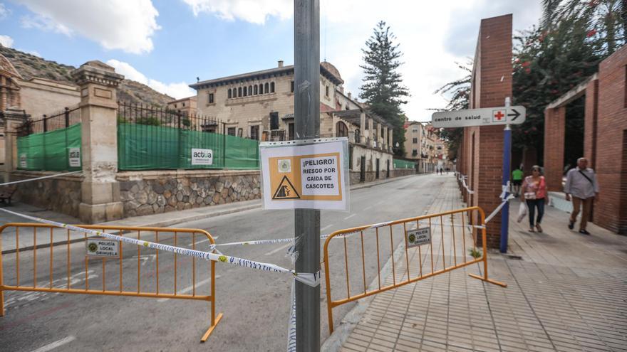 Las obras del Palacio de Rubalcava de Orihuela se retoman este martes para evitar su derrumbe tras dos meses paradas