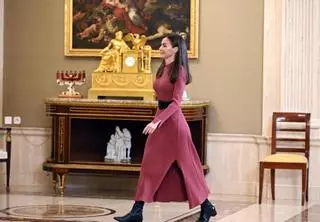 La Reina Letizia, nuevo guiño a los afectados por la DANA con este vestido de Algemesí