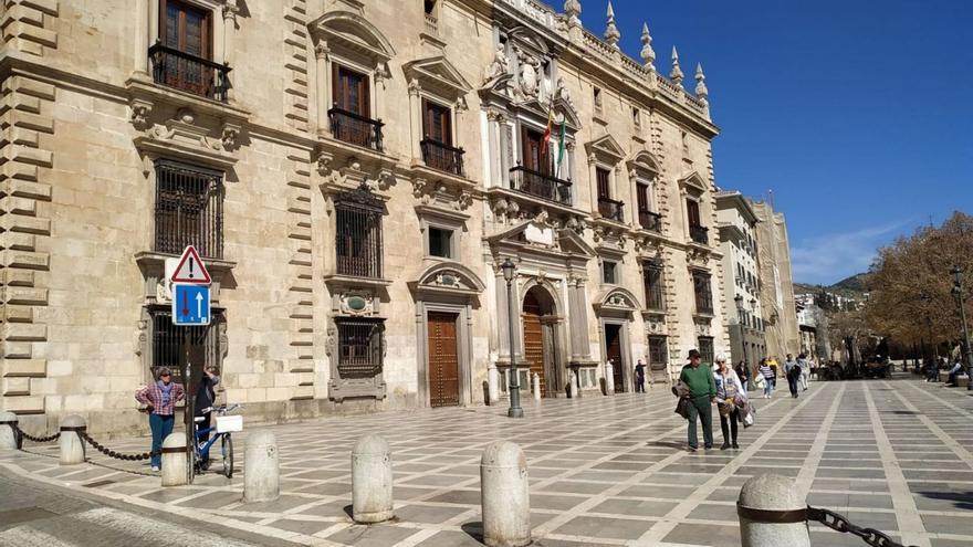 Fachada del Tribunal Superior de Justicia de Andalucía, en Granada.