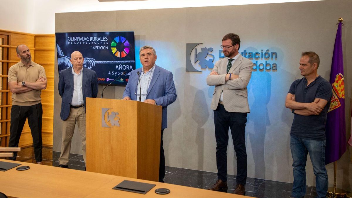 Bartolomé Madrid explica los detalles de las Olimpiadas Rurales de Los Pedroches.