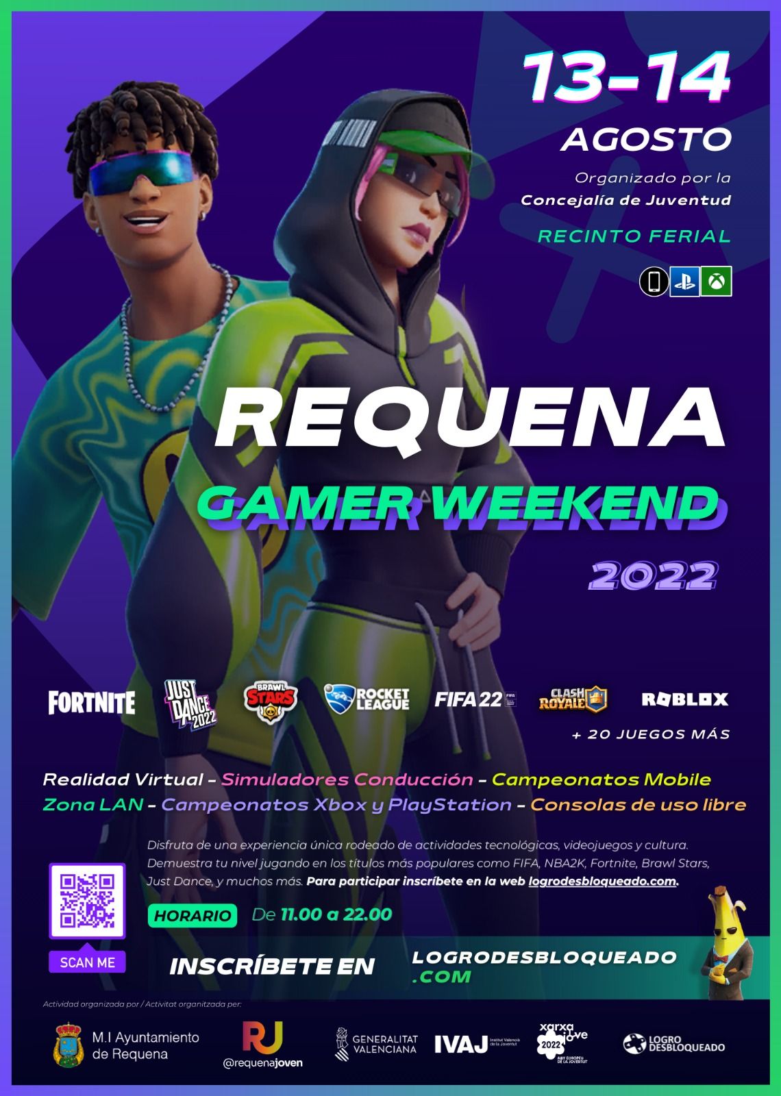 Cartel Requena Gamer weekend 2022