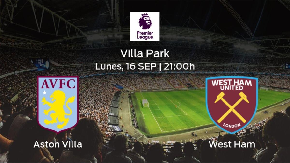 Jornada 5 de la Premier League: previa del duelo Aston Villa - West Ham