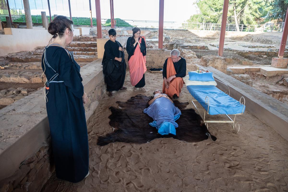 Ritos funerarios en Emerita Augusta.