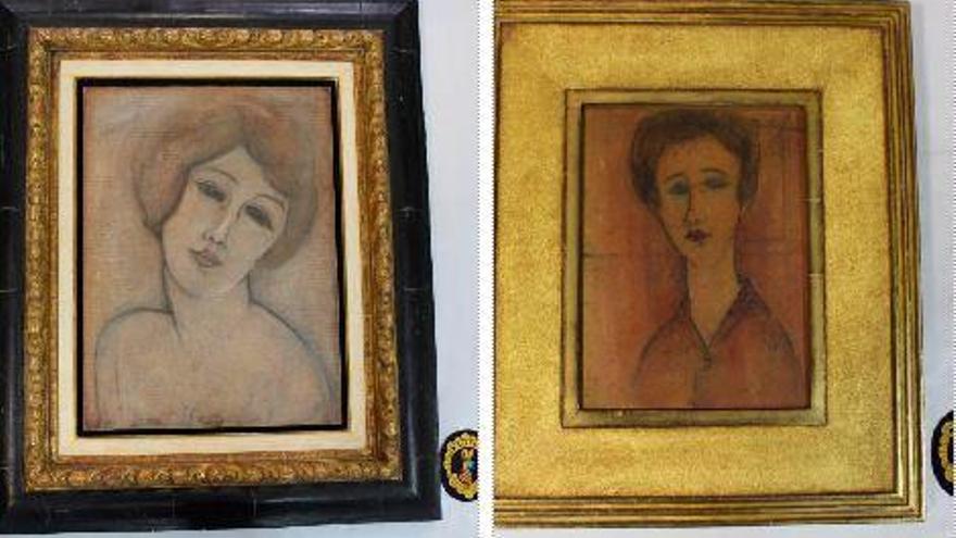 Confiscadas once obras de arte falsas