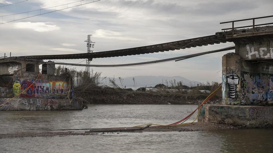 Adif preveu tenir reconstruït el pont entre Blanes i Malgrat destrossat pel «Gloria» el desembre