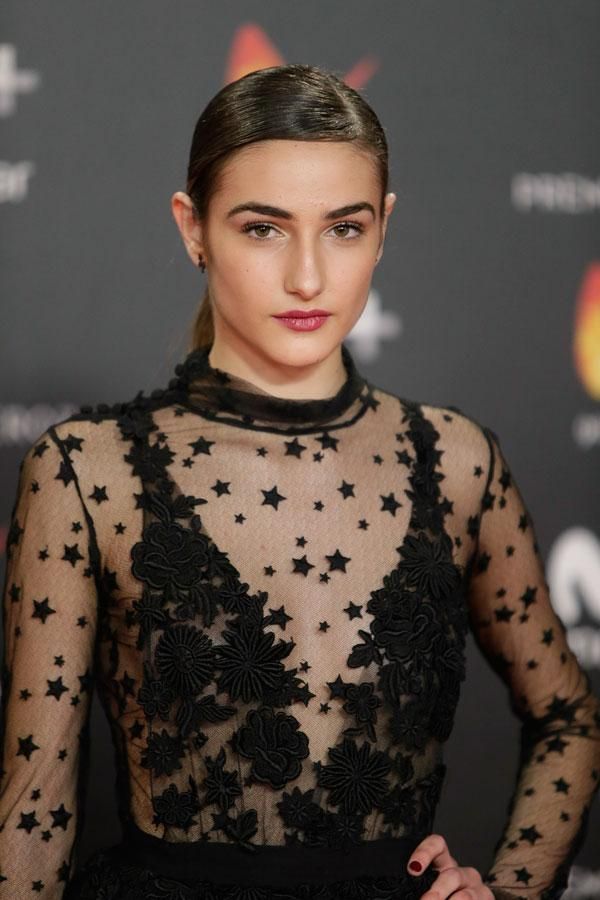 Sandra Escacena con maquillaje de Lancôme en los Premios Feroz