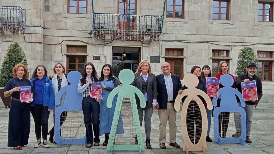 Presentación da campaña do 25N, na que participou Abel Losada, subdelegado do Goberno.   | // D.P.