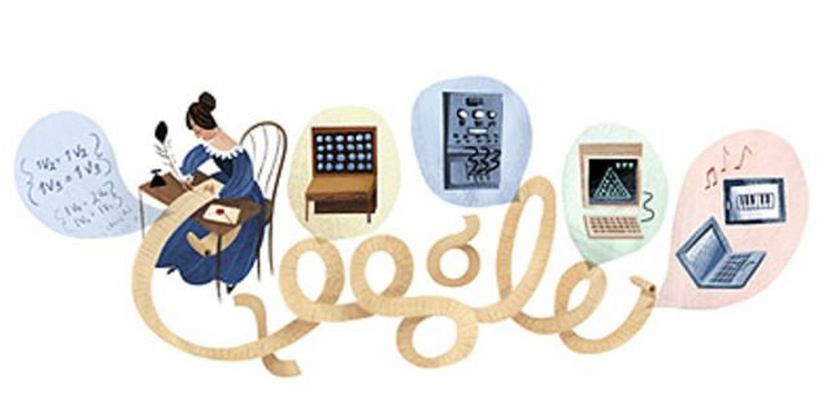 El ’doodle’ de Google està dedicat a Ada Lovelace.