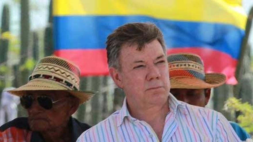 El presidente colombiano, Juan Manuel Santos.