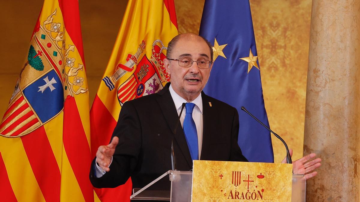 El president d&#039;Aragó, Javier Lambán