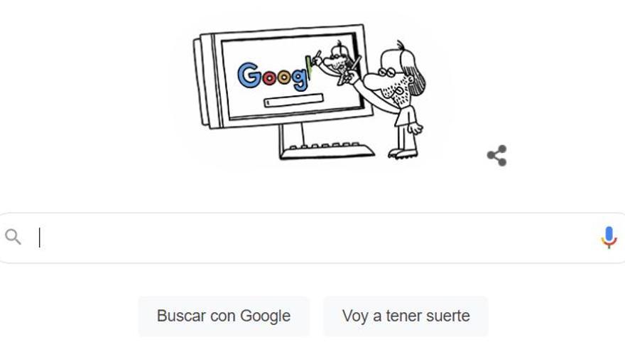 Google celebra el 80 aniversario del nacimiento del humorista gráfico Antonio Fraguas, &#039;Forges&#039;