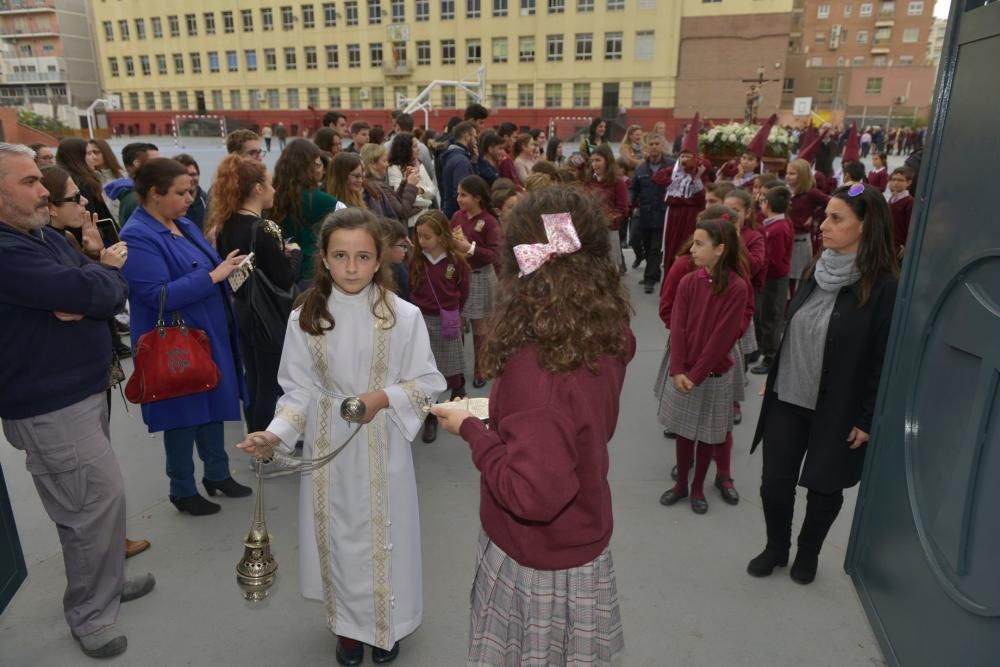 Procesión de los alumnos de Capuchinos