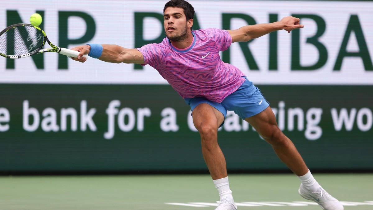 Alcaraz, el curso pasado en Indian Wells