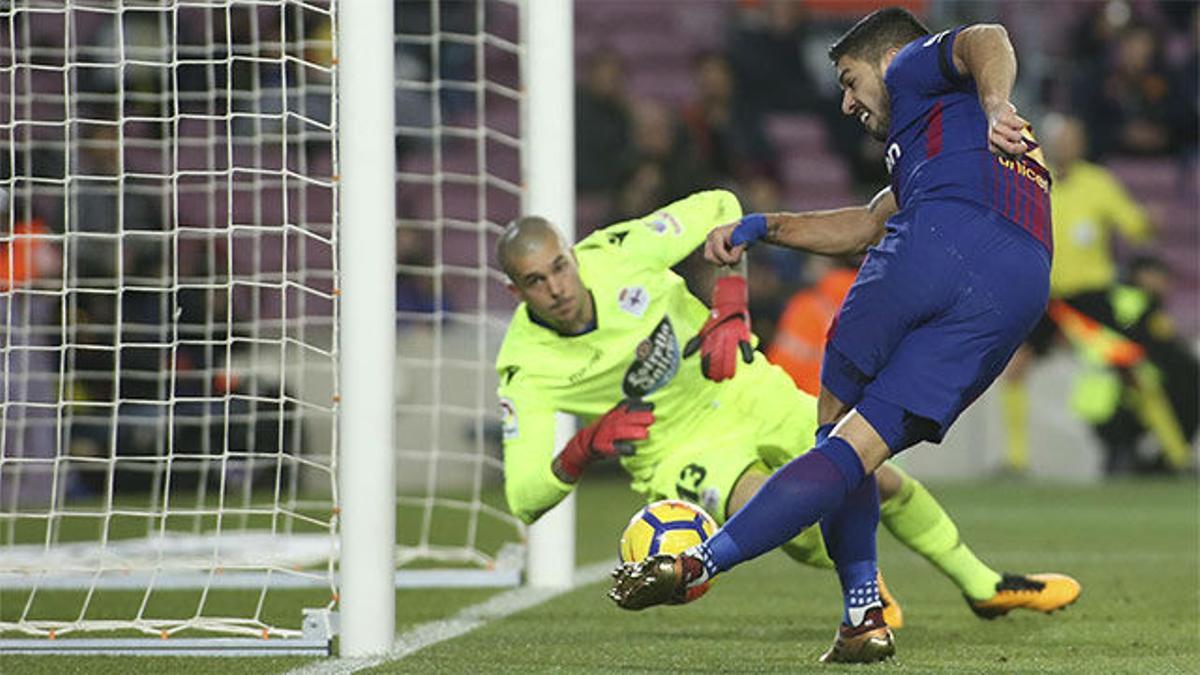 Luis Suárez explica por qué probó una rabona ante el Deportivo