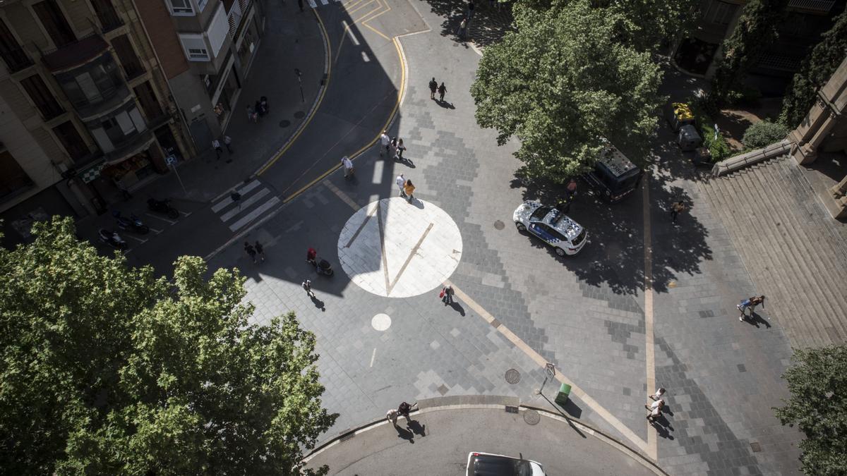 Imatge de la confluència del Passeig i Guimerà