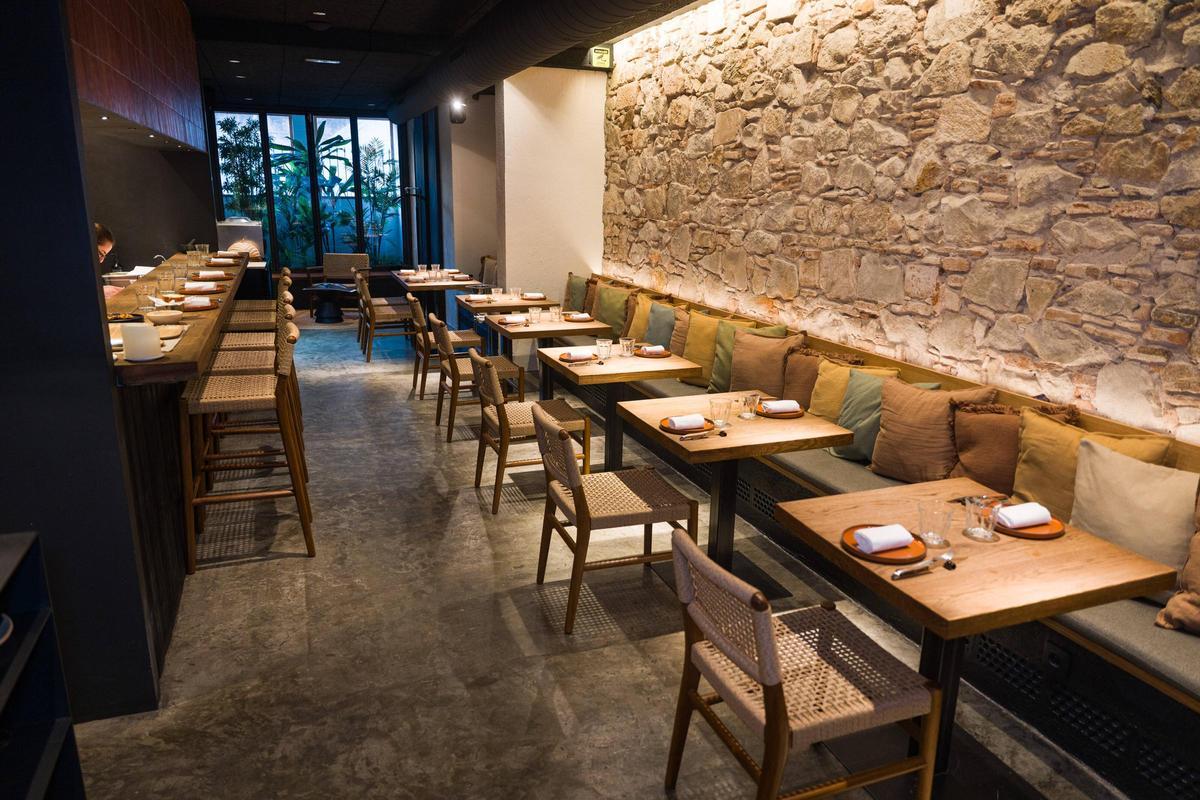 El comedor del restaurante Trü.