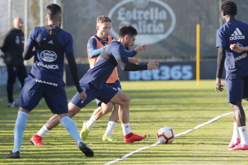 El Celta prepara el partido ante el Villarreal