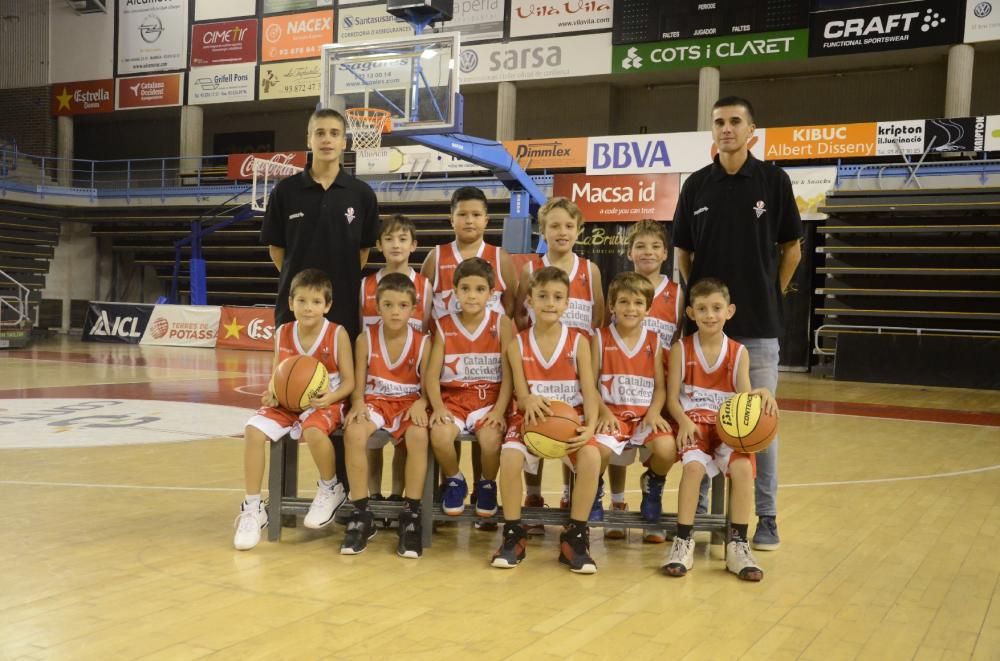 Tots els equips del planter del Bàsquet Manresa