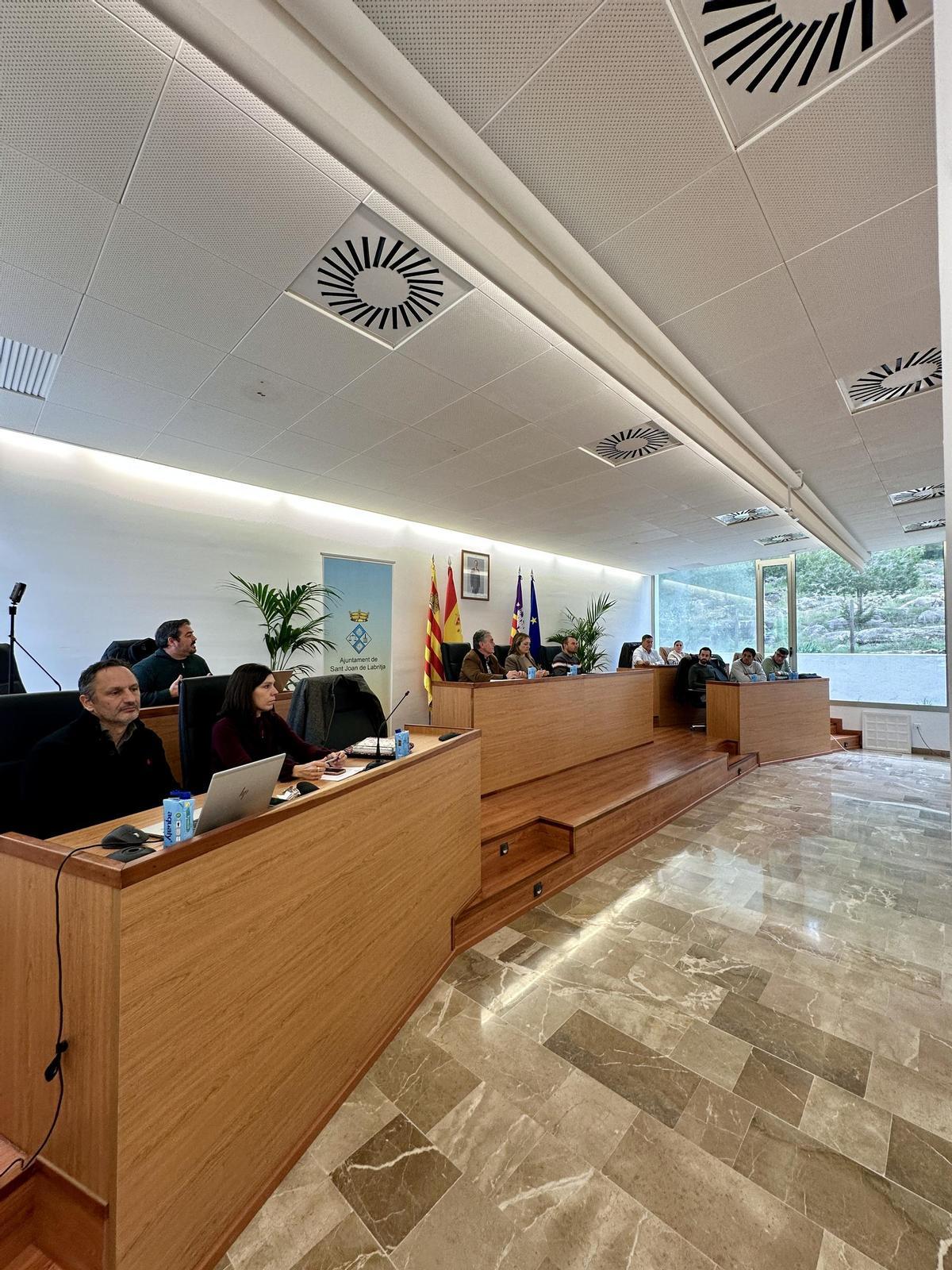 Foto del Pleno del Ayuntamiento de Sant Joan, 29 enero de 2026