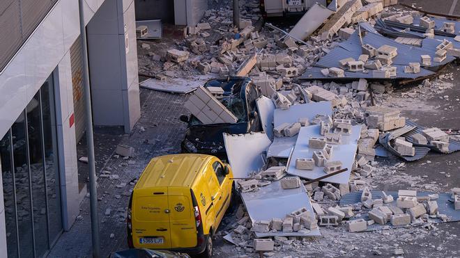 El temporal de viento en Catalunya