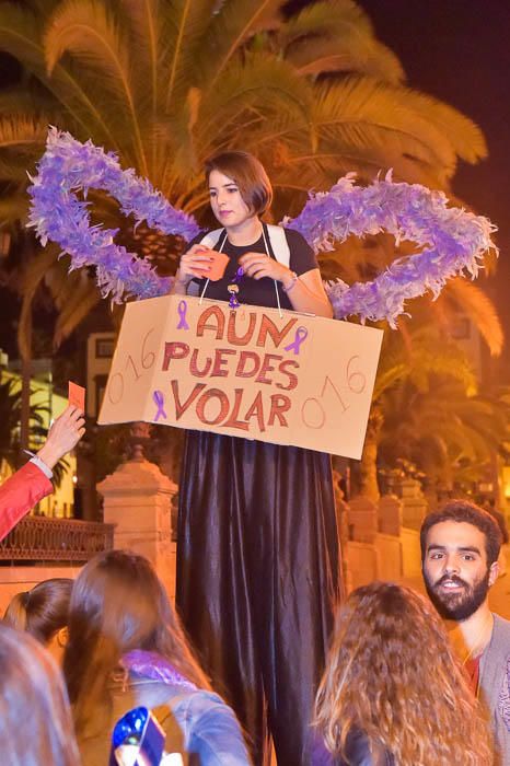 Manifestación contra la violencia hacia las ...