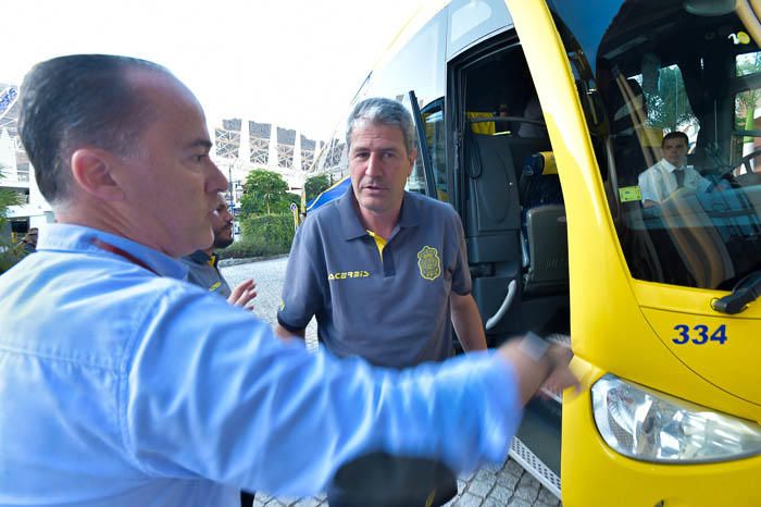 Llegada de la Unión Deportiva Las Palmas al ...