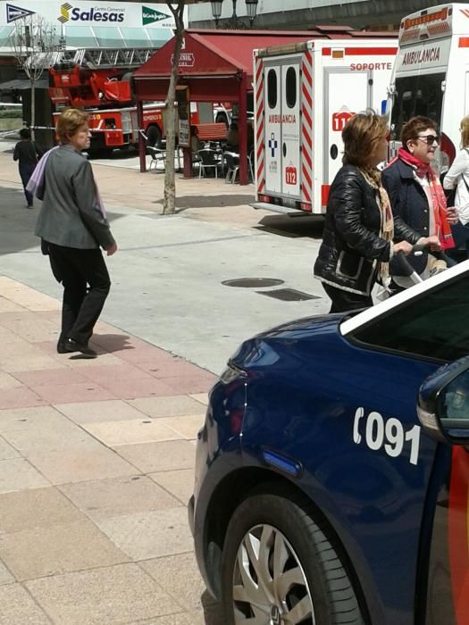 Una mujer fallece al incendiarse su piso en el edificio de Salesas, en Oviedo