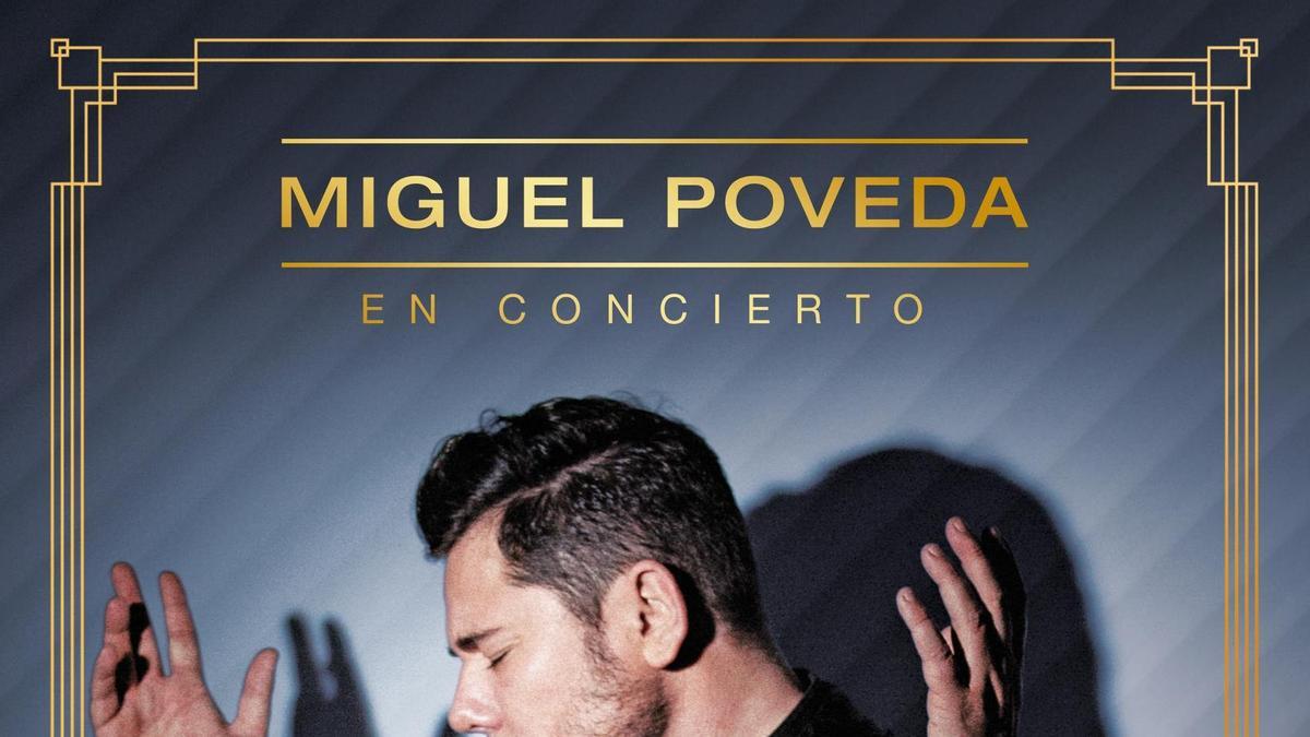 Imagen del cartel de presentación del concierto de Miguel Poveda