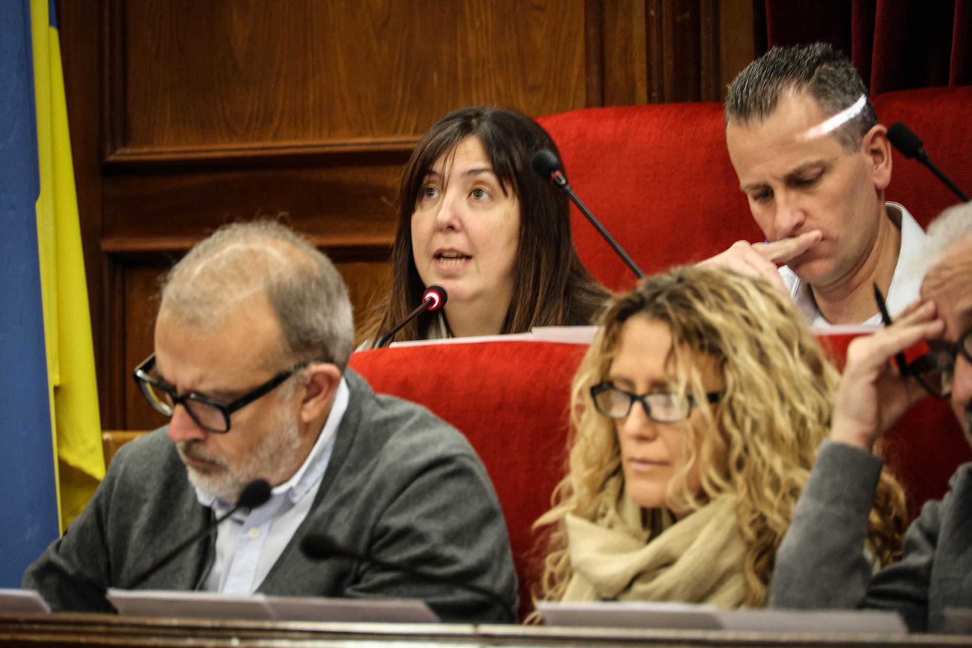 Imágenes del pleno de Alcoy