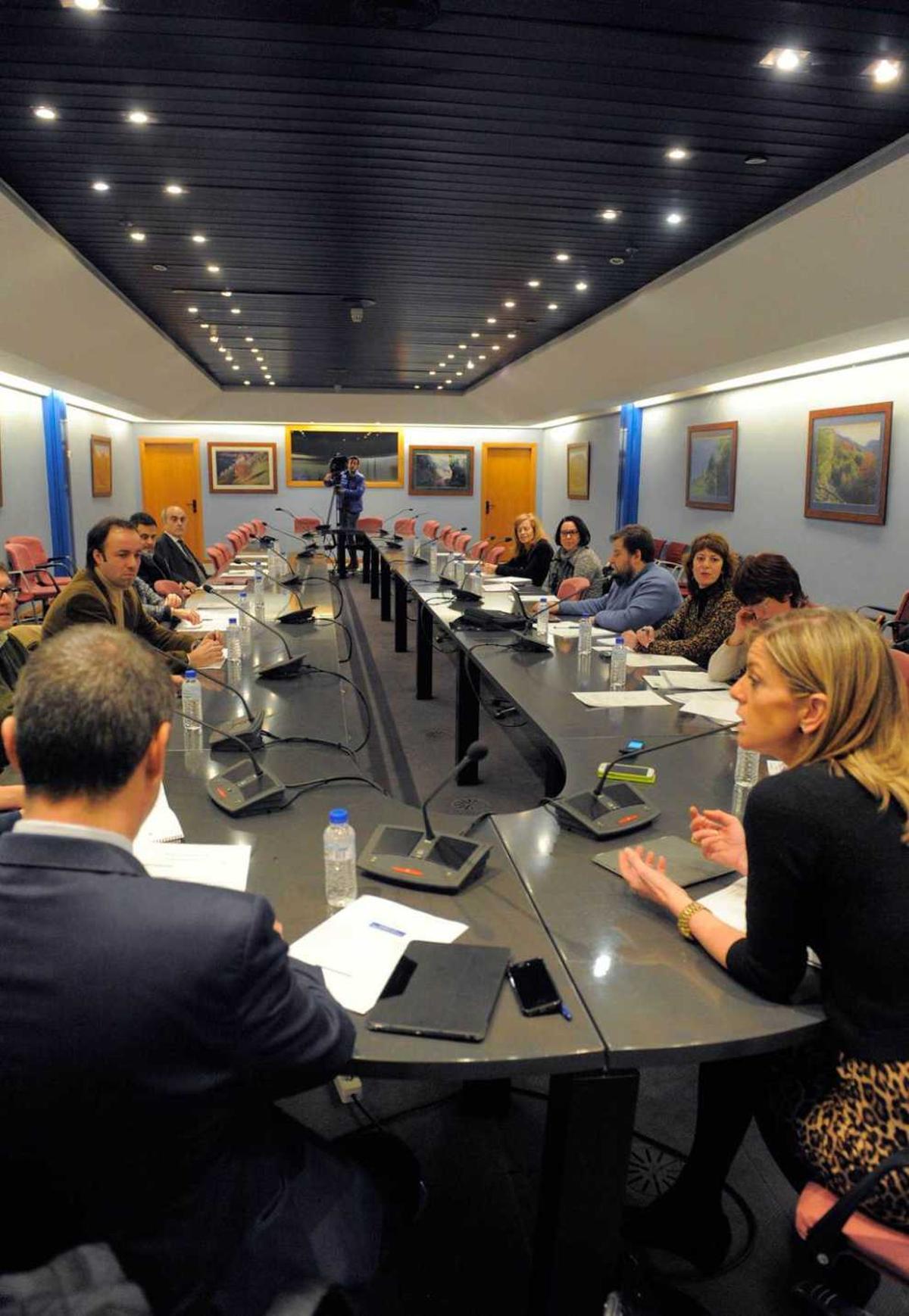 El Consejo Asesor, con Graciela Blanco en primer término.