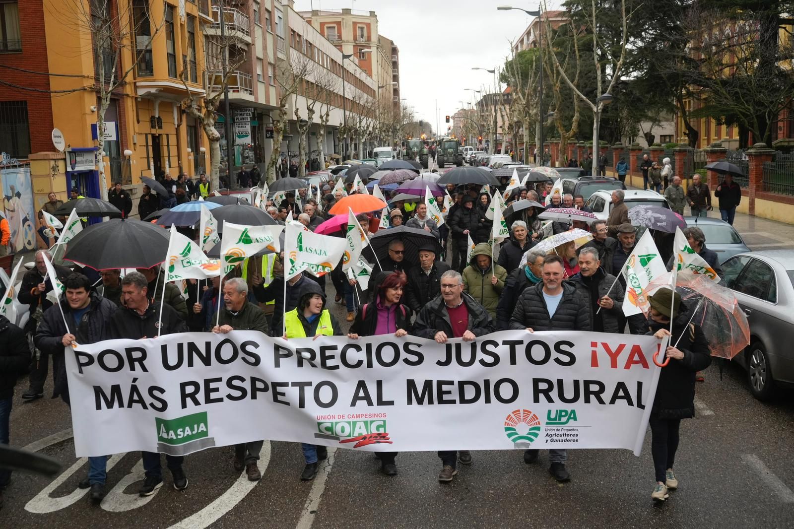 GALERÍA | Manifestación de las organizaciones agrarias en Zamora.