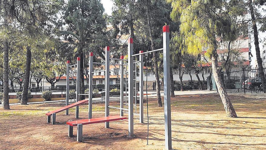 Nuevos aparatos deportivos en Son Cotoner