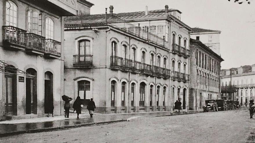 La calle La Muralla, a principios del siglo XX. | Archivo Nardo Villaboy  