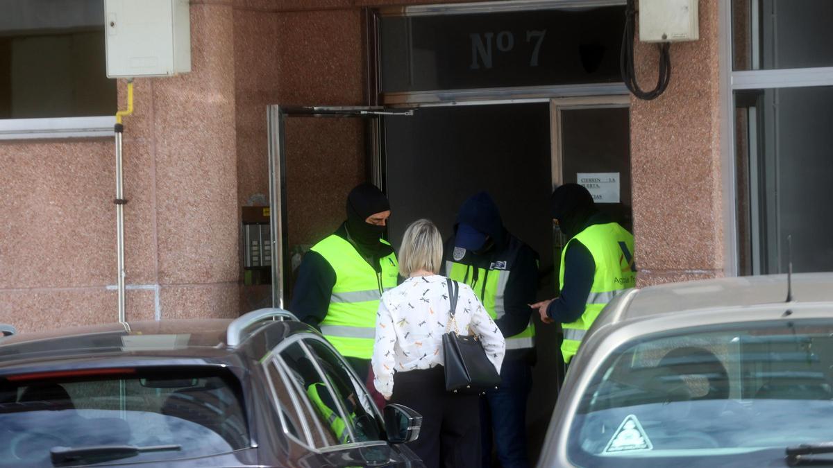 Operación antidroga en Vilagarcía