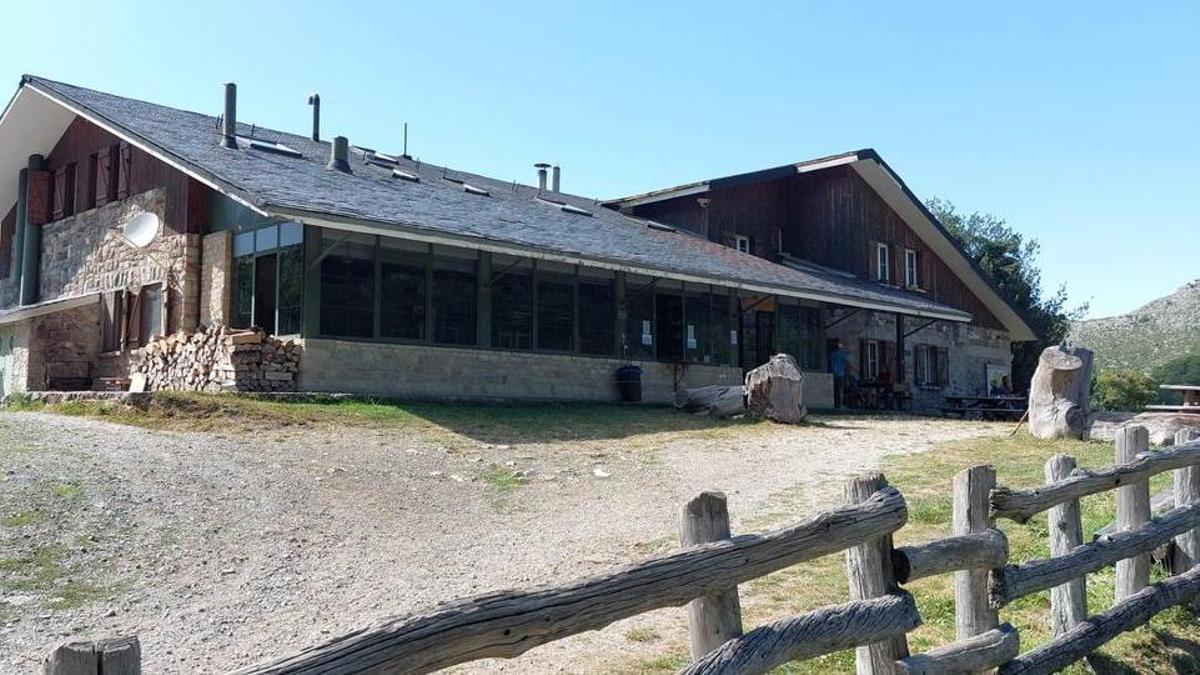 Exterior del refugio.