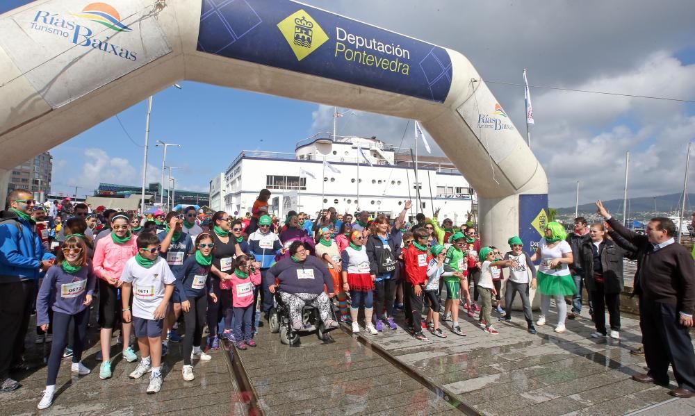 Alrededor de 1.500 personas personas participaron esta mañana en una carrera de obstáculos adaptada para corredores con discapacidad