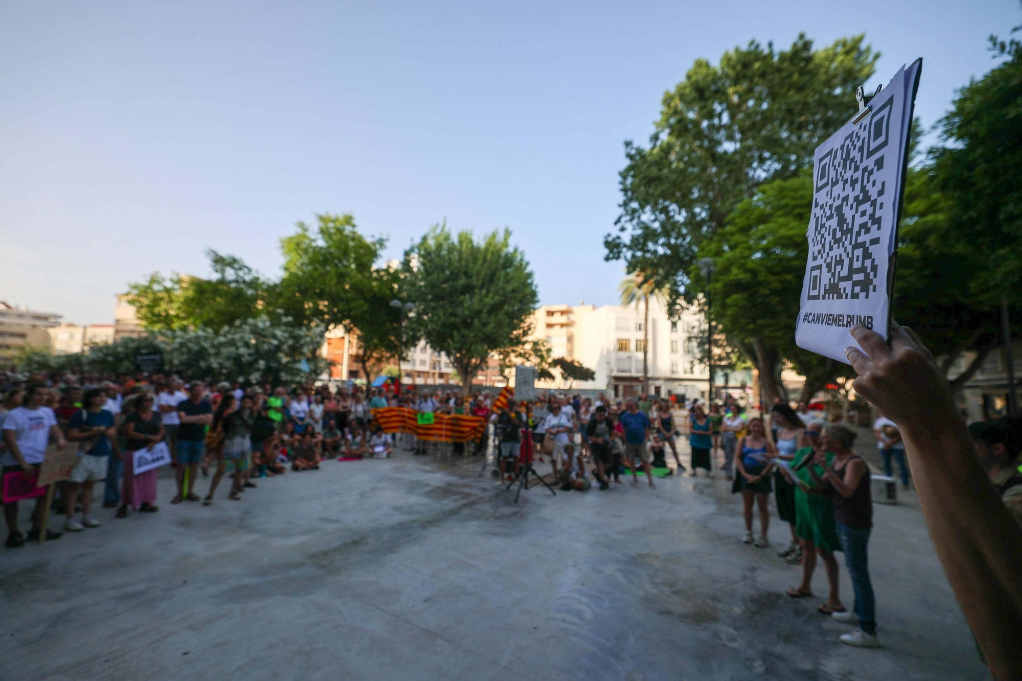 Manifestación contra la masificación turística en Ibiza