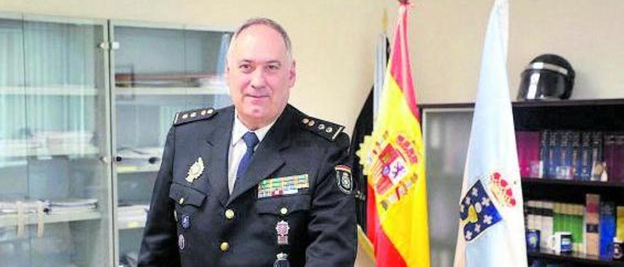 El comisario jefe de la Policía Autonómica, Jorge Manuel Pena Rubal.