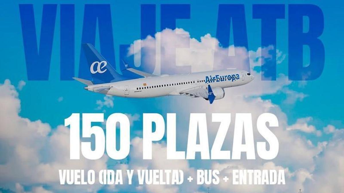 Imagen compartida por el club sobre el viaje para sus aficionados.
