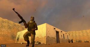 Un ataque suicida contra un puesto de control en Siria, en el tuneo de escenas de un videojuego