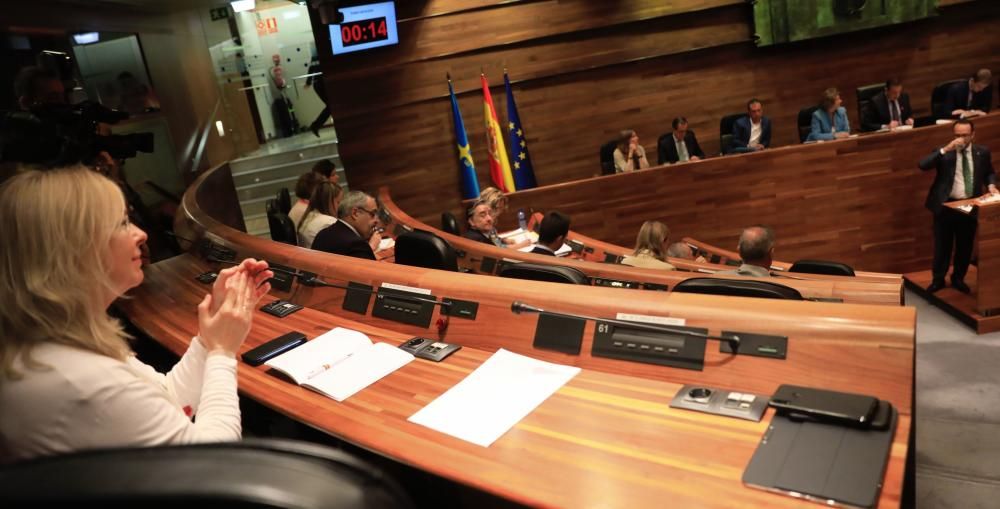 Segunda sesión del pleno de investidura en la Junta.