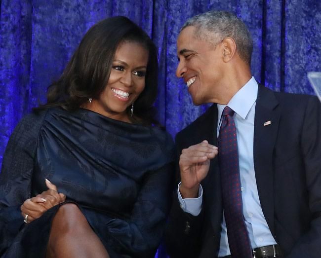 Michelle y Barack Obama, en el Smithsonian's National Portrait Gallery
