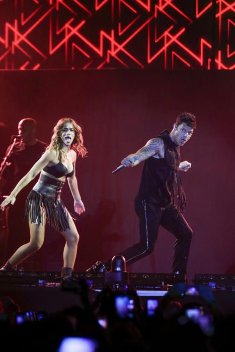 El Palma Arena se rinde a la noche loca de Ricky Martin