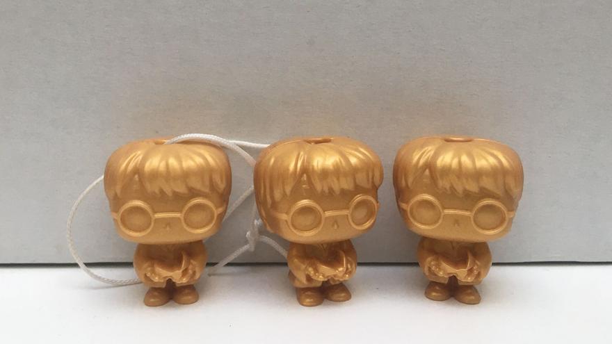 Ni uno, ni dos: una niña de Gran Canaria consigue tres funkos dorados de Harry Potter que valen miles de euros