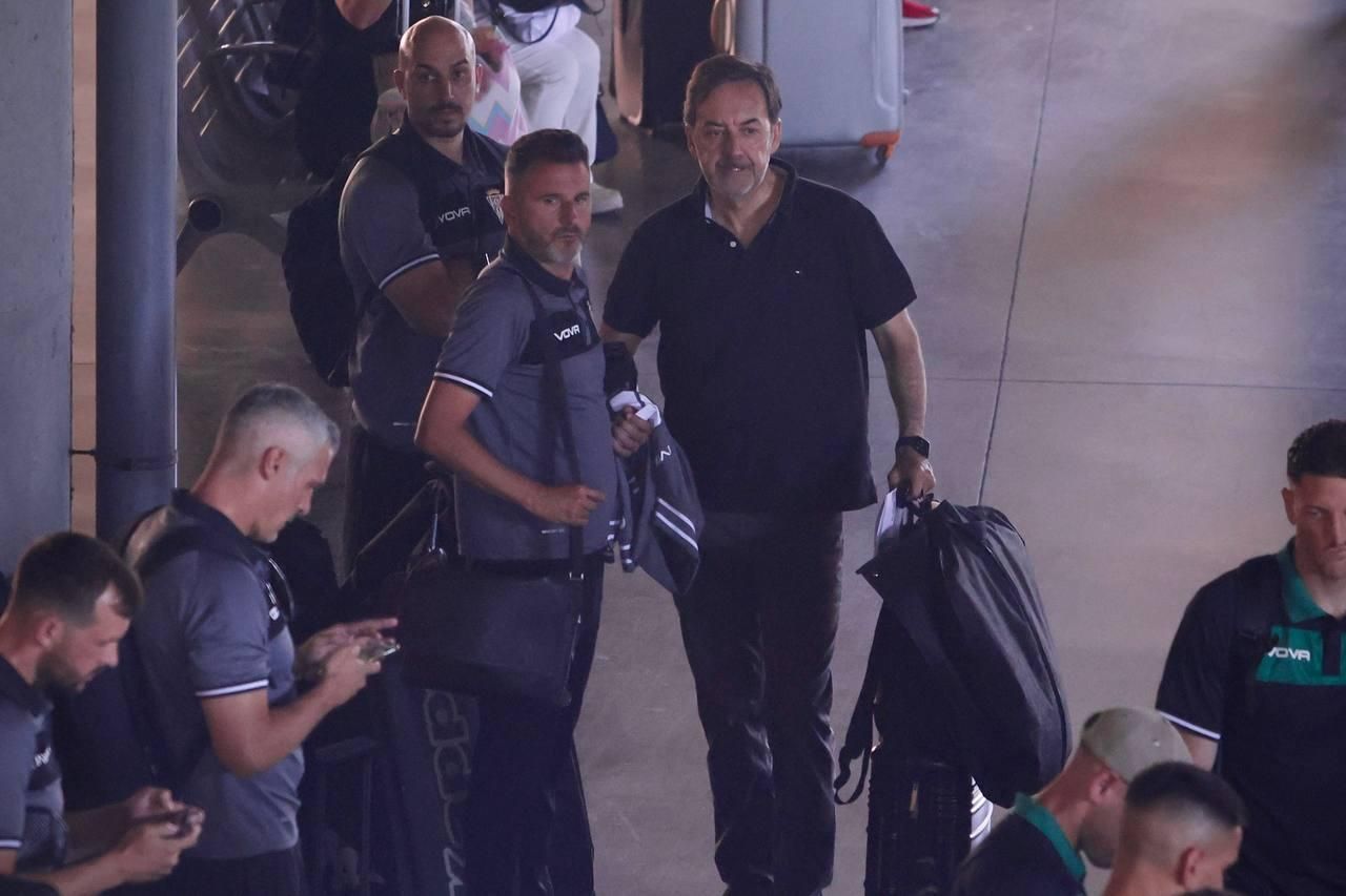 La despedida del equipo blanquiverde, en imágenes