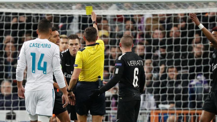 El PSG se queja del arbitraje recibido en el Bernabéu