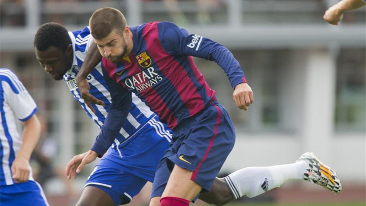 Piqué se ha aficionado a las bombas fétidas